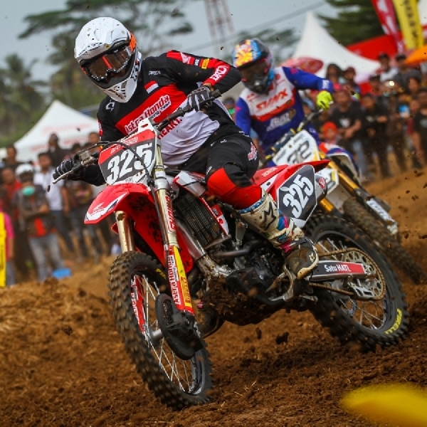 Raihan Adel di Kejurnas Motocross Nasional 2019