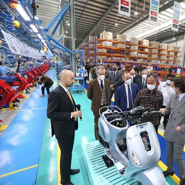 Piaggio Indonesia Resmikan Pabrik Pertama di Cikarang Untuk Market Asia Pasifik