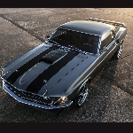 Restorasi Ganteng Mustang Mach 1 1969, Pake Mesin Ford V8 Coyote   1000 hp