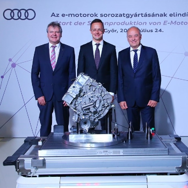 Audi Memulai Produksi Motor Listrik Untuk e-tron Quattro 