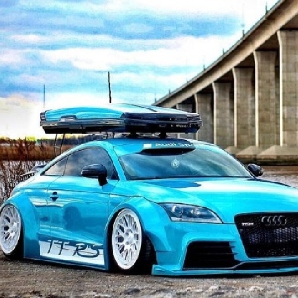 Audi TT RS Mk2 Eksentrik Dikemas Gaya Slammed, Menarik Dikombo Bodykit Sporty