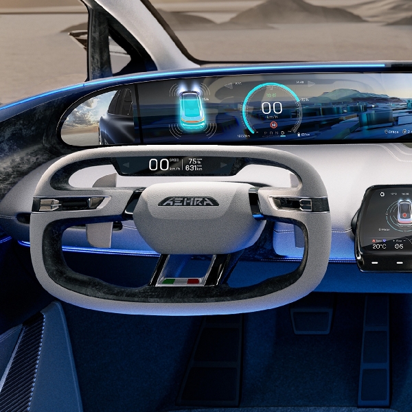 Futuristik, Aehra Perlihatkan Interior Dari SUV Listrik Buatannya