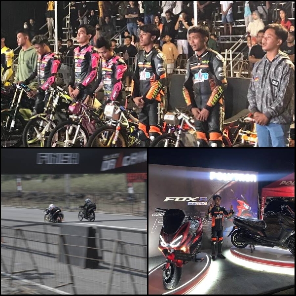 Bela Tim PAC Manahadap, Arya Supe Raih Double Winner Black Drag Bike Mijen Semarang