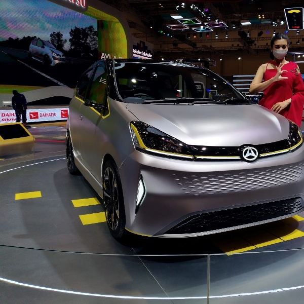 4 Hal Unik Daihatsu Ayla Electric di Booth Daihatsu GIIAS 2022, Rilis?