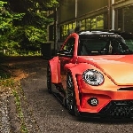 Inspirasinya Game Playstation, Modifikasi VW Beetle Agresif Dengan Widebody Kit