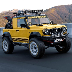 Rombak Suzuki Jimny Jadi Pickup Ternyata Bisa Angkut Motor Ini
