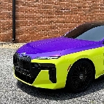 BMW Seri 7 Dirombak Dengan Warna Body Ngejreng Ini, Seperti Apa?