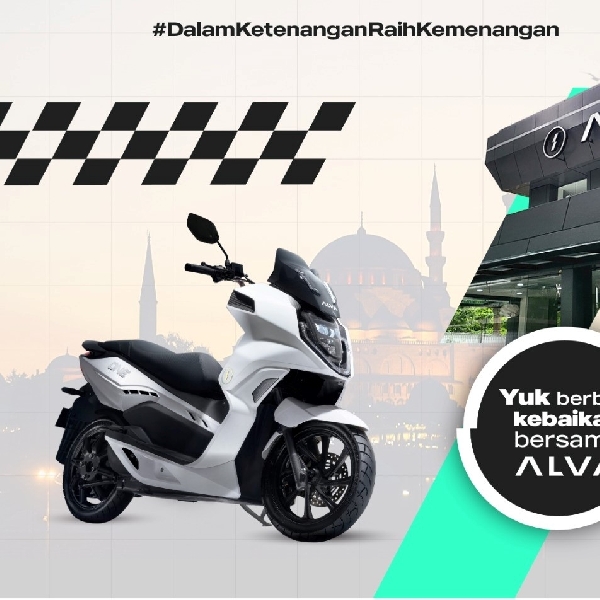  Test Drive Skuter Listrik ALVA One Sambil Berdonasi Selama Ramadhan