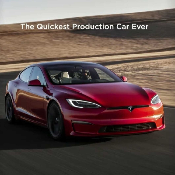 Butuh Software yang Tepat, Kecepatan Tesla Model S Plaid Bisa Capai 322 Km/Jam