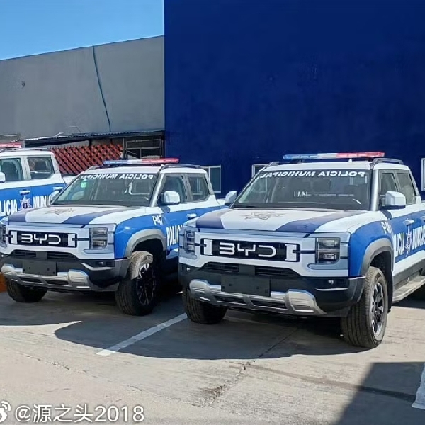 BYD Shark 6 Terpilih Memjadi Mobil Kepolisian Meksiko