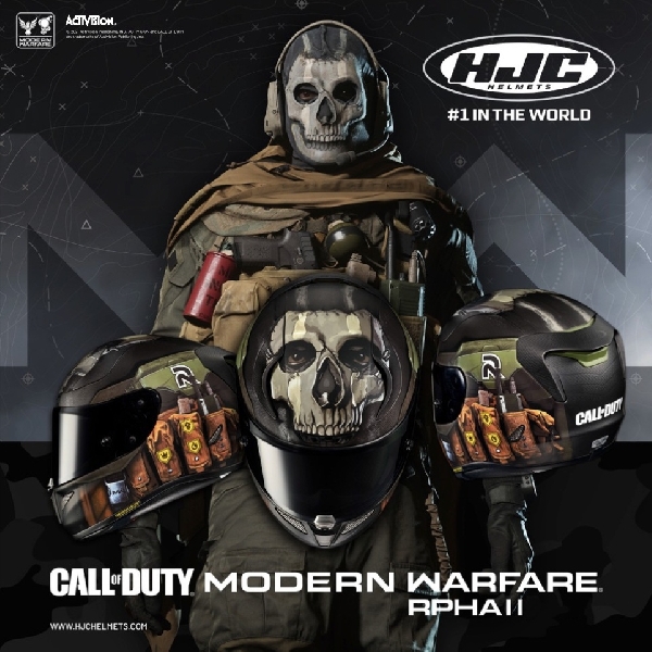 HJC Rilis Helm RPHA 11 Dengan Grafis Call of Duty