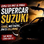 Cuma 530 Unit di Dunia! Suzuki Punya Supercar, Turbo Mid Engine, dan Pintu Gullwing