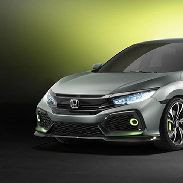All New Honda Civic Hatchback Prototipe Sapa Pengunjung Geneva Motor Show 2016