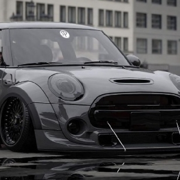 MINI Cooper S Bersolek Sangar Dicekoki Widebodykit Gambot Dan Kaki-kaki Seksi