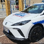 MG4 EV Jadi Kendaraan Patroli Polisi Perancis