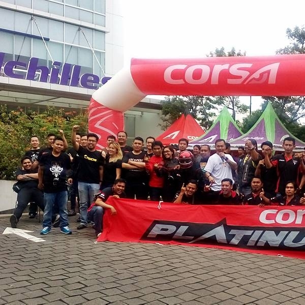 Corsa Platinum Diuji Ratusan Riders