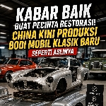 Kabar Baik Buat Pecinta Restorasi! China Kini Produksi Bodi Mobil Klasik Baru Seperti Aslinya