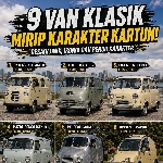 9 Mobil Van Jadul Paling Unik di Dunia, Desainnya Mirip Banget Karakter Kartun