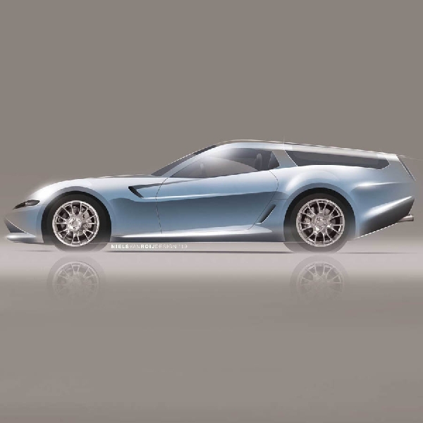 Desain Ferrari Daytona Shooting Brake Hommage Kembali Dipamerkan