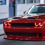 Dodge Challenger &ldquo;Iblis Merah&rdquo;, Cangkok Widebodykit Racing Plus Kaki-kaki Rebah
