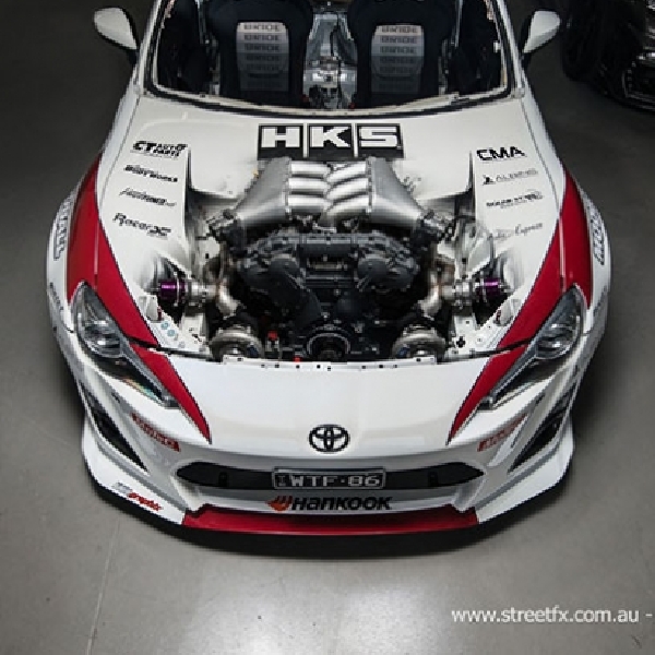 Kali pertama, Toyota 86 bermesin R35 GT-R Menghasilkan Tenaga 1000 Hp