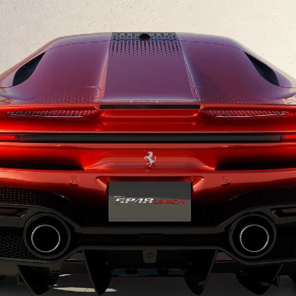 Ferrari SP48 Unica Debut Sebagai Tributo F8 Tanpa Jendela Belakang