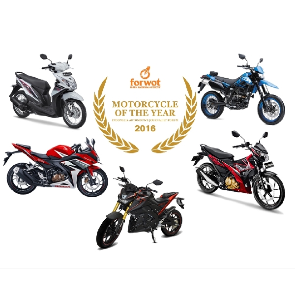 Lima Motor Berbagai Genre Berebut Gelar FORWOT Motorcycle of the Year 2016