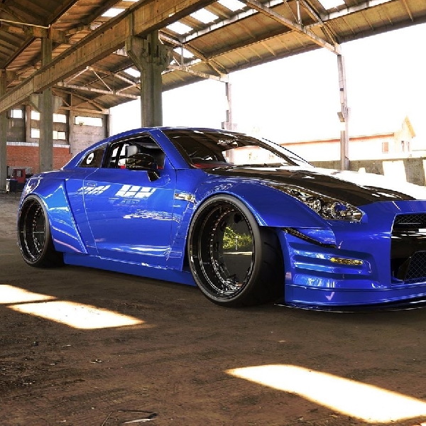 Nissan GT-R Beringas! Dibalut 'Kimono Racing' Lansiran Liberty Walk