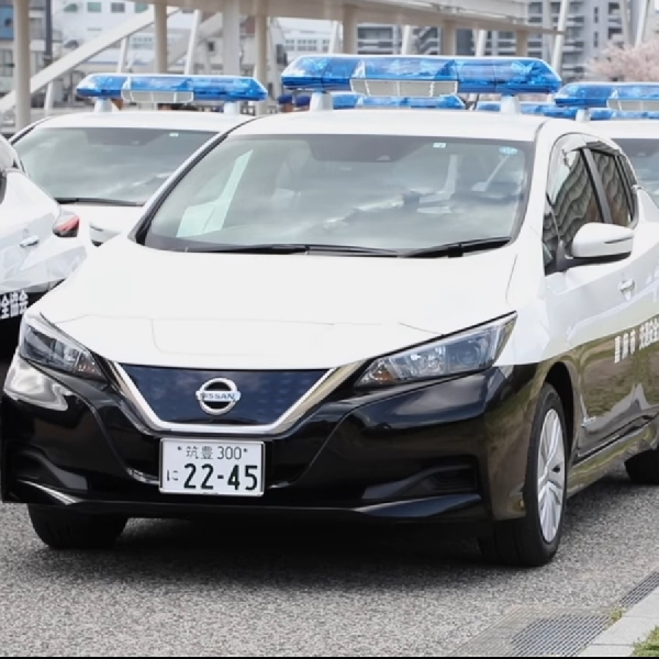 Nissan Leaf Resmi Jadi Armada Kepolisian Jepang