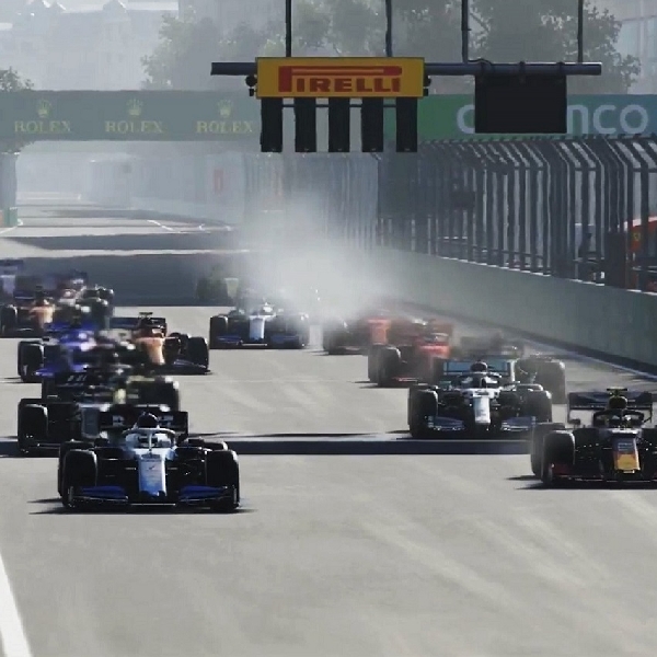 F1: Hasil Grand Prix Virtual F1 Azerbaijan, George Russell Kembali Dominan