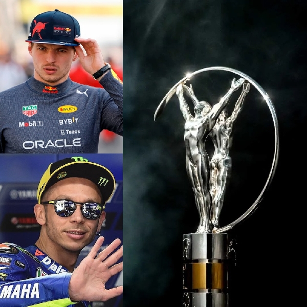 Max Verstappen dan Valentino Rossi Raih Penghargaan Bergengsi Di Ajang Laureus Awards