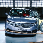 Honda Amaze Hanya Raih Rating Bintang Dua Di Uji Tabrak Global NCAP