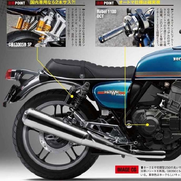Honda Hawk Akan Kembali Sebagai Pengganti CB1100