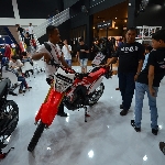 Motor Honda Laris di Jakarta Fair 2018