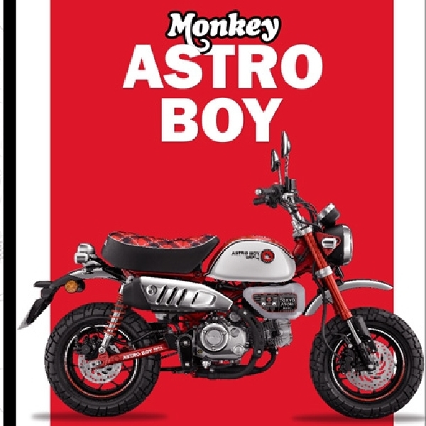 Hanya Ada 300 Unit, Cub House Rilis Honda Monkey 125 Astro Boy