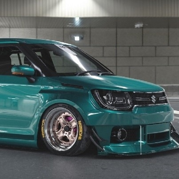 Suzuki Ignis Tampil Memikat, Dikemas Widebody Racing Ala Mobil Balap 