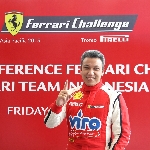 Renaldi Hutasoit Optimis Naik Podium di Ferrari Challenge Asia Pasific