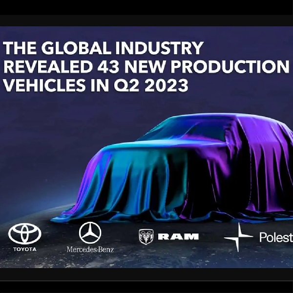 Industri Global Ungkap 43 Mobil Baru Pada Kuartal Kedua Tahun 2023