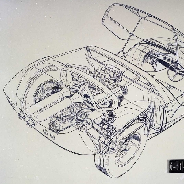 Ini Sketsa Perdana Ford GT40, Legenda Le Mans Berusia 57 Tahun