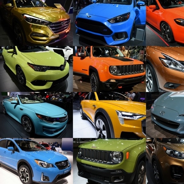 Inilah 30 Warna Mobil Terbaru di North American International Auto Show 2016