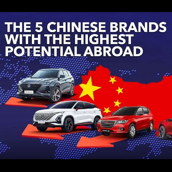 Inilah 5 Pabrikan Otomotif China Dengan Potensi Penjualan Tertinggi di Luar Negeri