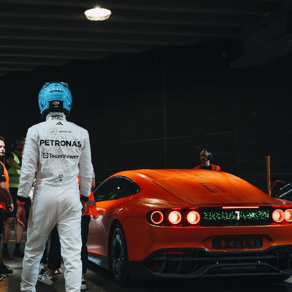 George Russell Cetak Rekor Dengan Mobil Konsep Mercedes-AMG GT XX Ini