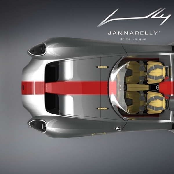 Jannarelly Design-1 Sportcar Dubai Berparas Roadster Klasik