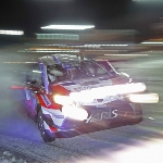 Jari M. Latvala Pimpin SS1 di Rally Swedia