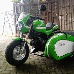 Gendong Sespan, Kawasaki Z-125 Berubah Tampil Nyentrik Bikinan Anak Bandung