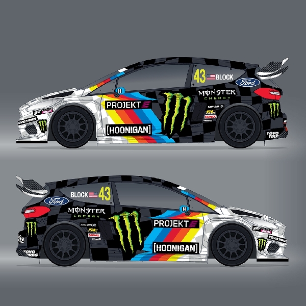 Ken Block akan Ramaikan World Rallycross 2020 dengan Ford Fiesta Listrik 600 hp