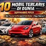 10 Mobil Terlaris di Dunia Sepanjang Masa, Nomor 1 Tembus 50 Juta Unit