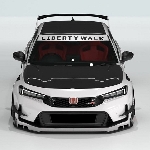Gila! Liberty Walk Sulap Honda Civic Type R Jadi Widebody Brutal