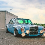 Modif Gila Mercy W108 (Bagong), Ganti Mesin V8 5000cc Gahar Look Klasik Futuristik!