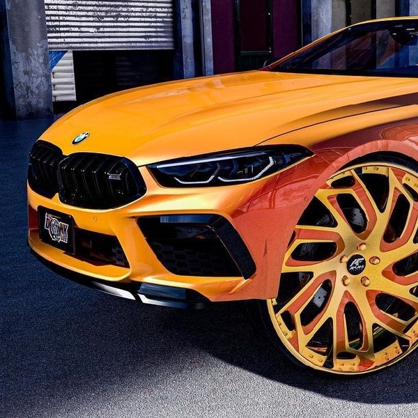 BMW M8 Menggila Dengan Velg Raksasa, Nekat Cangkok Aliran DUB Style